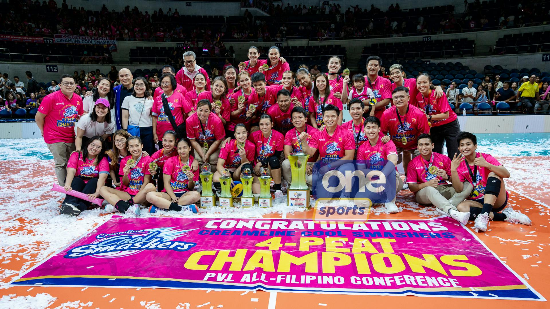 Jema Galanza, Creamline win five-set classic over Choco Mucho to retain PVL All-Filipino Championship